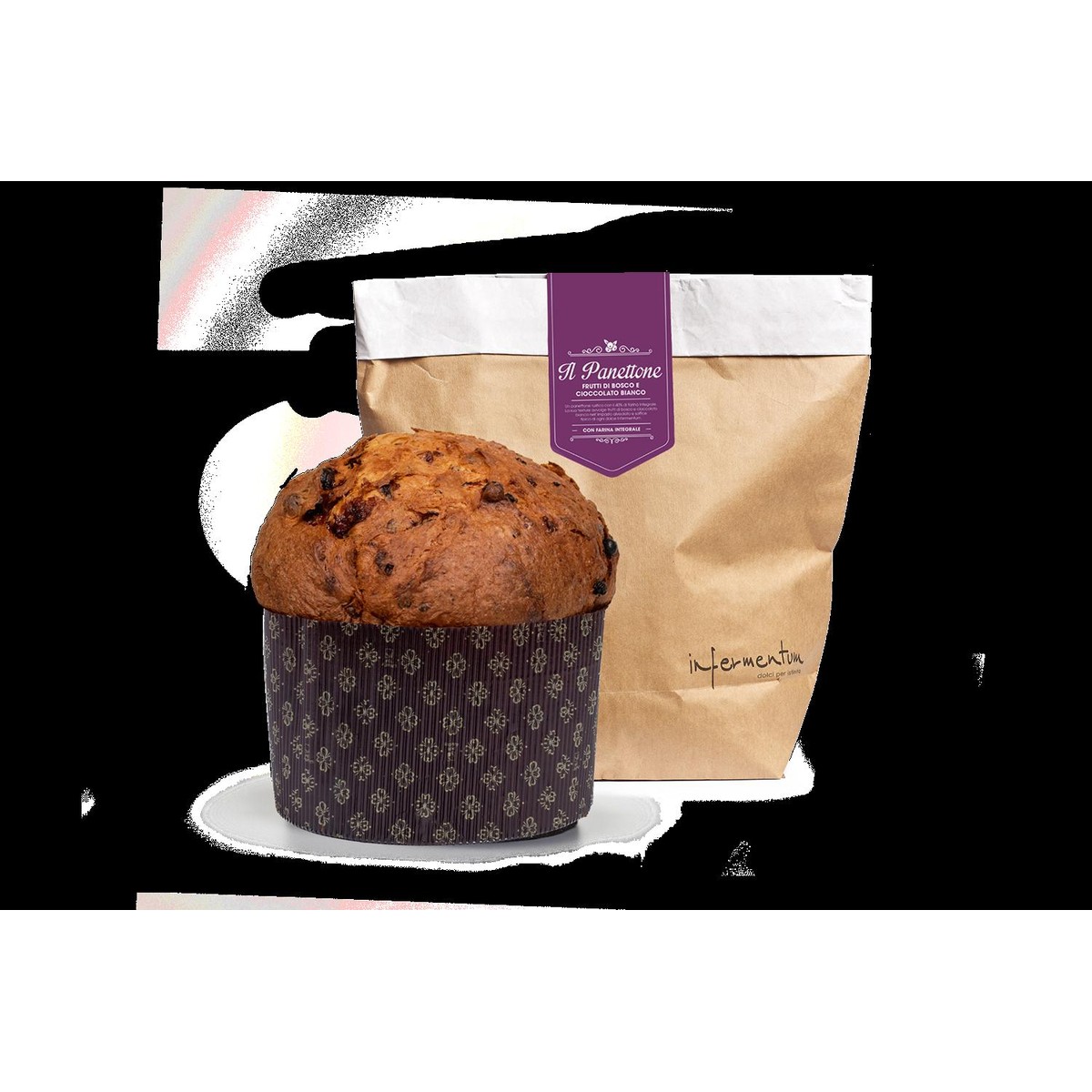 Infermentum INFERMENTUM Panettone Baies sauvages & Chocolat blanc  1kg