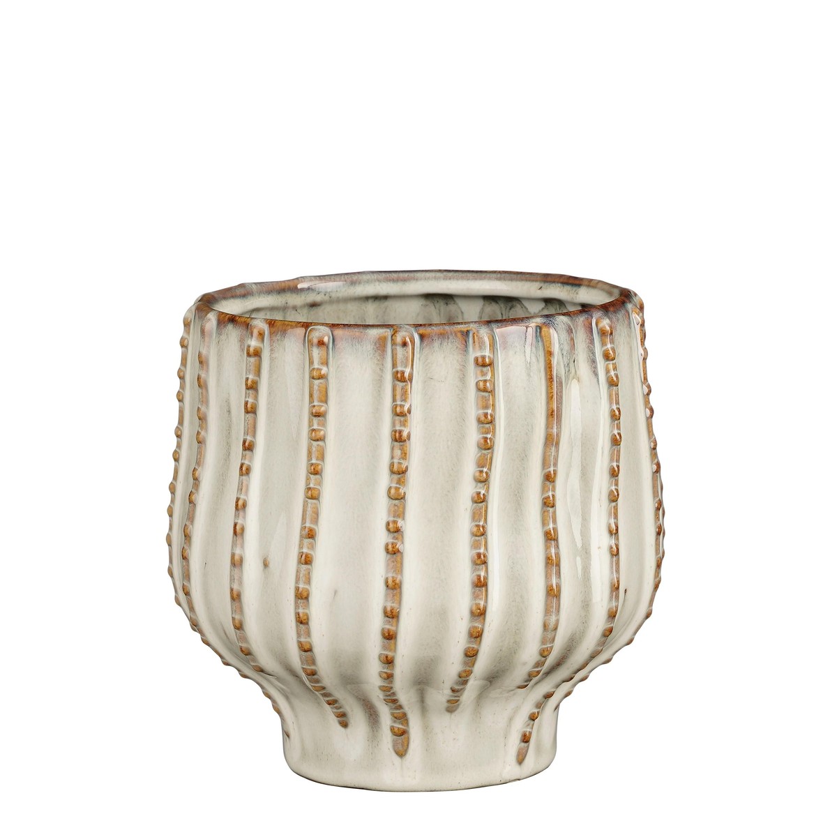   Pot Cathy M Blanc cassé h14.5x16cm