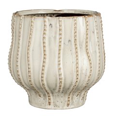   Pot Cathy XXL Blanc cassé h22x22cm