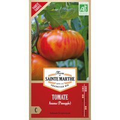 Ferme de Sainte Marthe  Tomate Ananas (Pineapple)  Environ 50 Graines