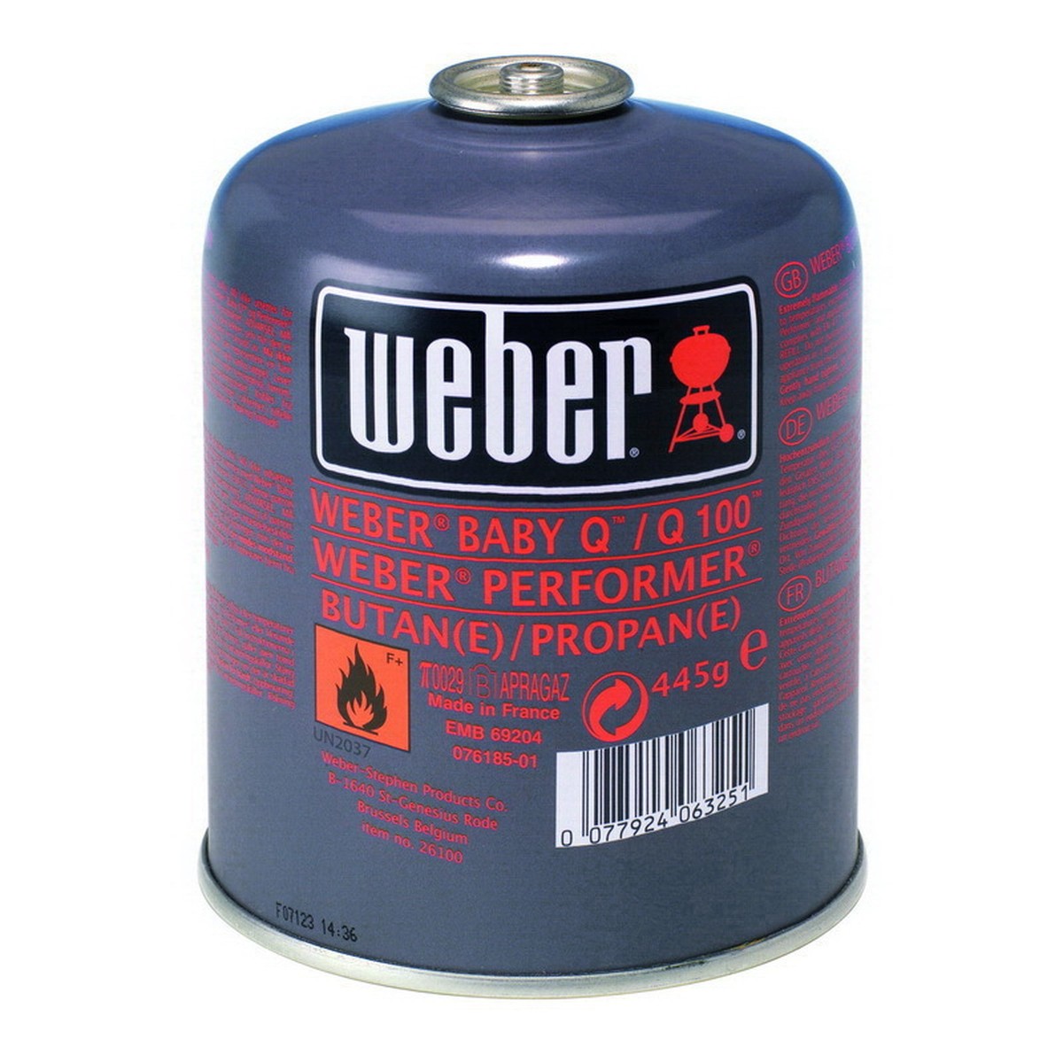 Weber Accessoires Weber Q Cartouche de gaz  