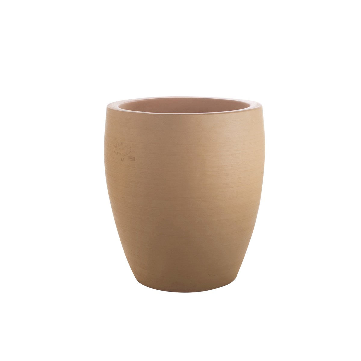 Poterie Ravel  Vase Cactus CAC57 Brun terre de Sienne 48x57cm 71L