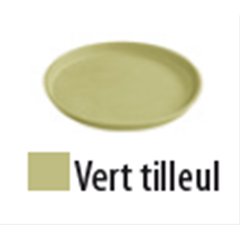   Soucoupe pot  Actual Ø 35 cm Tilleul Vert tilleul Ø 32,5 x 3 cm