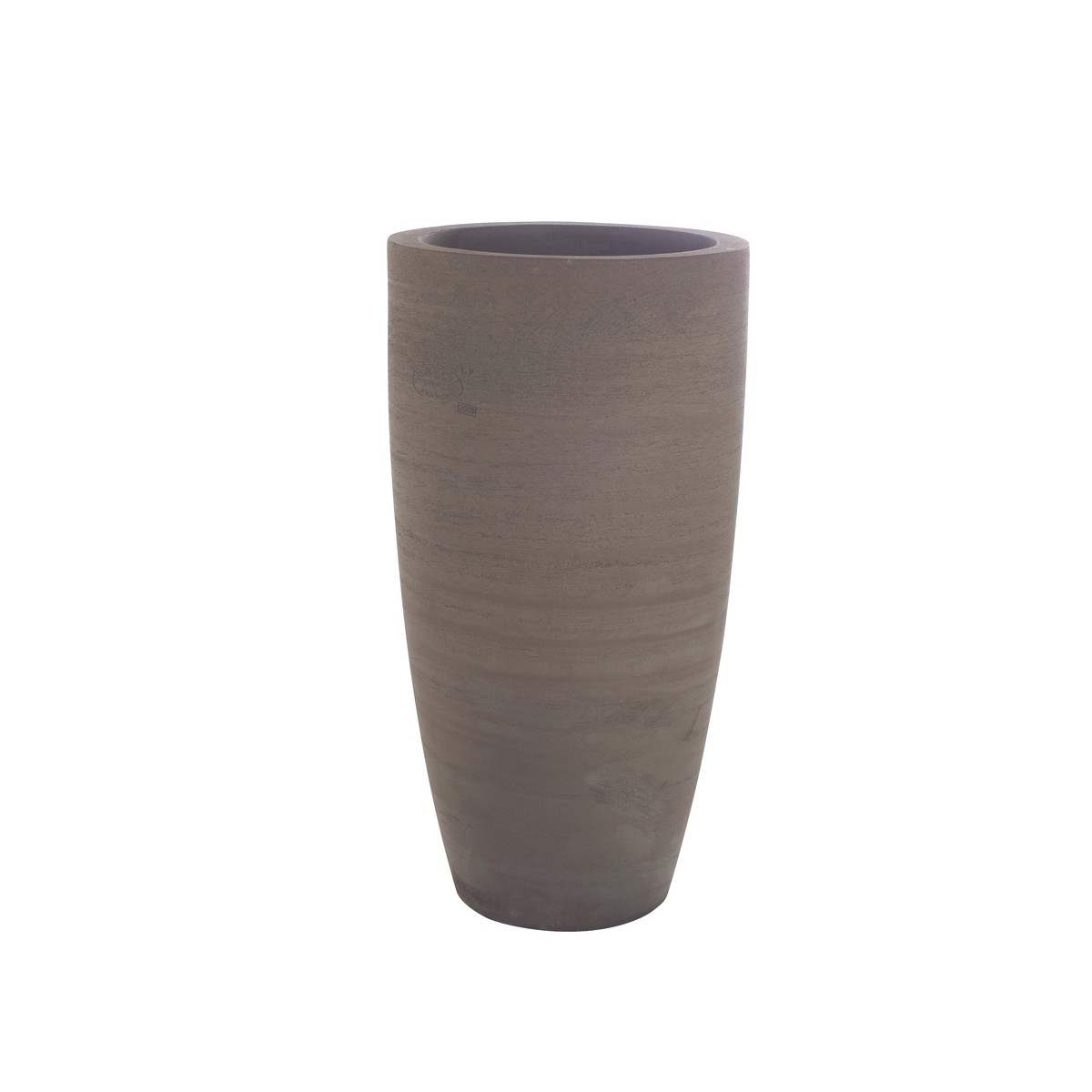Vase à fleurs en terre cuite de Provence, ou ustensiles de cuisine, pot pot à glaçure verte vintage original signé Ravel Aubagne - France