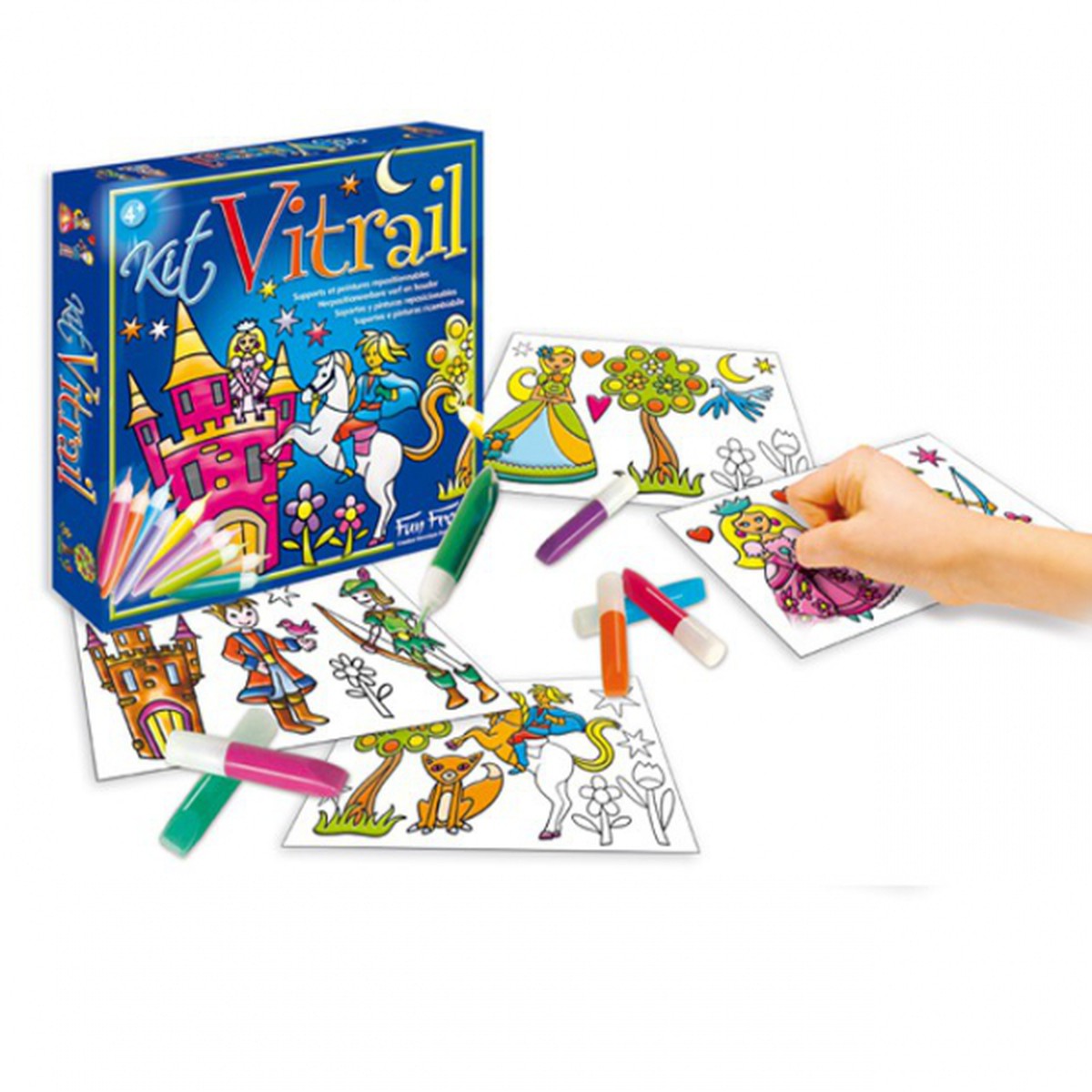 Sentosphère Stickers Vitrail Mandalas 2590 - Kit Créatif Multicolore Pour Enfants