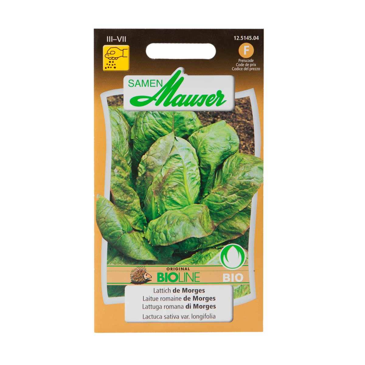   Laitue romaine de Morges BIO Sans couleur 