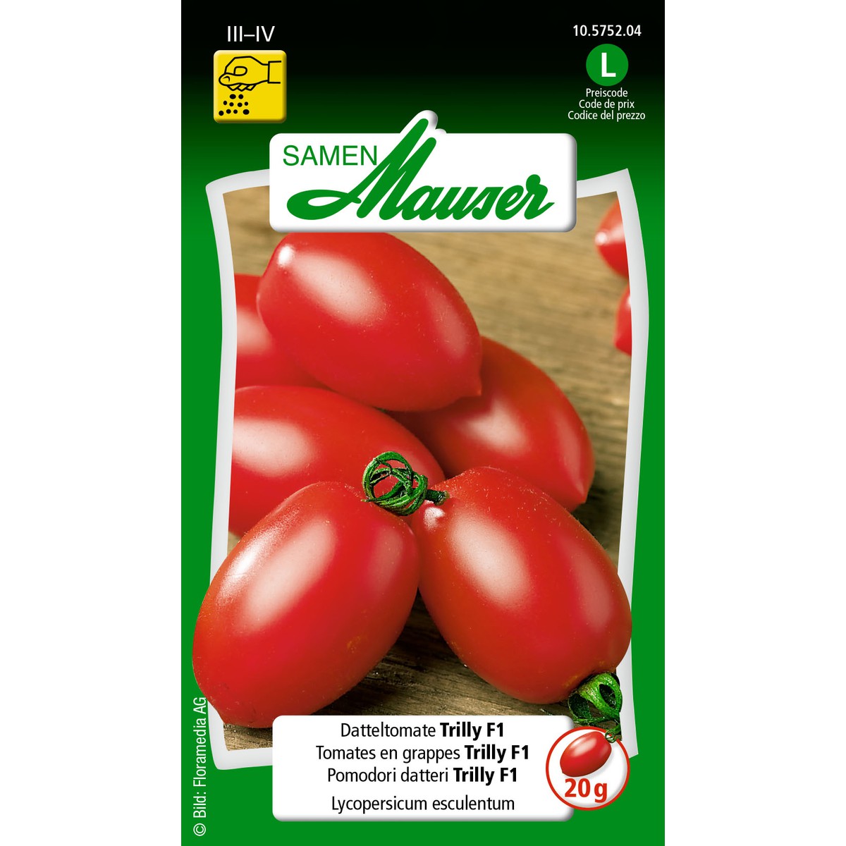   Tomates en grappes Trilly F1  