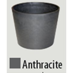   Pot Rond Actual  Anthracite Gris anthracite Ø 55 x 44 cm