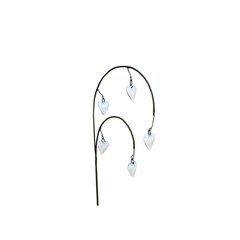 Schilliger Sélection  Tuteur Coeur De Marie Blanc Blanc albâtre 30x3x95cm