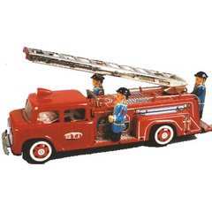   Voiture pompier à Pédales Sans couleur 90cm