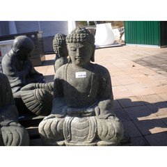 Schilliger Sélection Japanese Buddha Statues Boudha japonais finition naturel  55x45x80cm