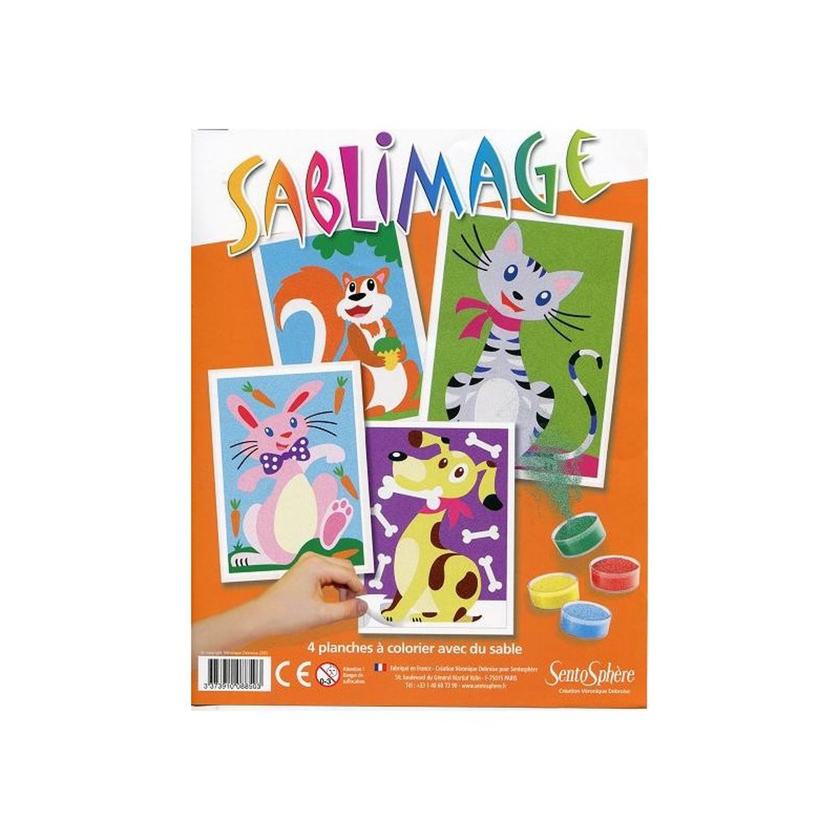 SentoSphère SABLIMAGE MINI - COPAINS CALINS