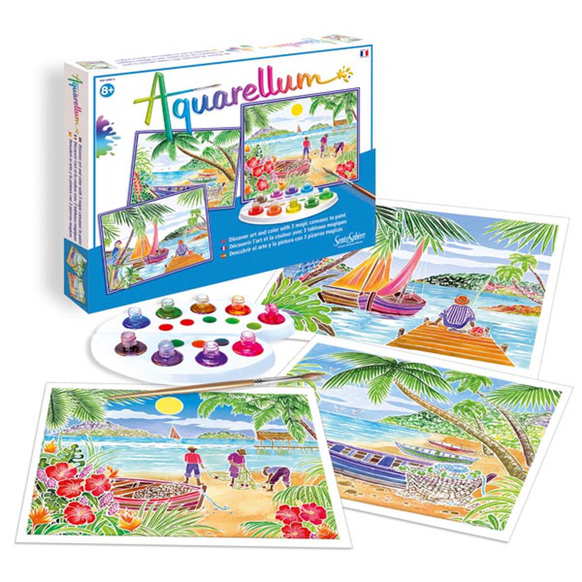 Sentosphère SENTOSPHERE Aquarellum Gm 3T Paysages Tropicaux  