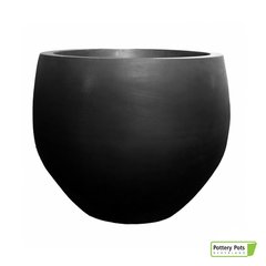 Potterypots Natural Jumbo Orb S.  Black Noir 87x73cm 353.6L