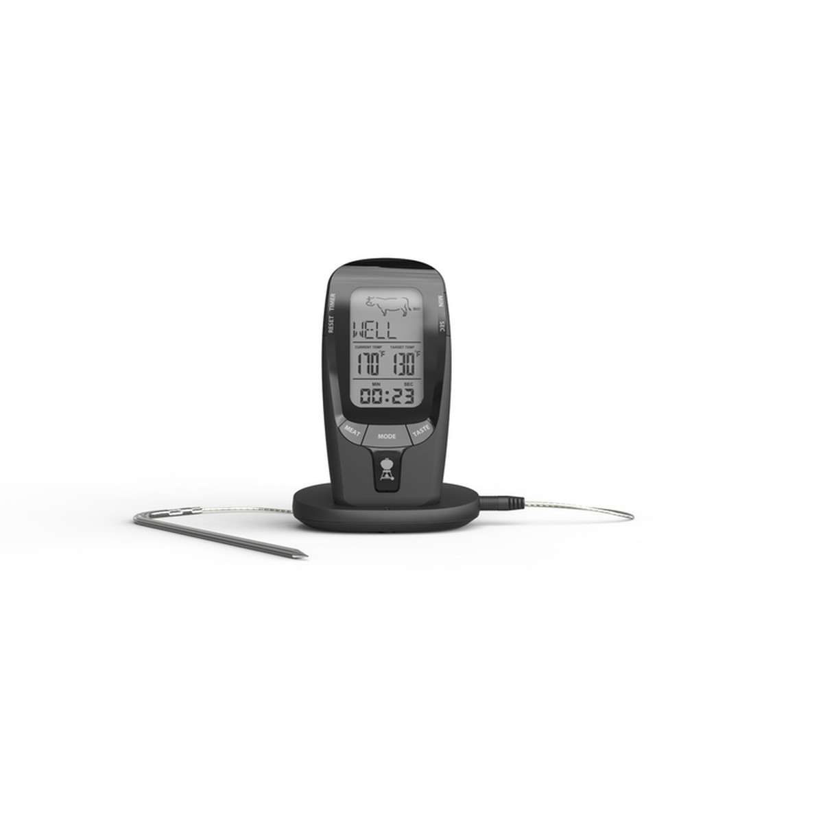 Weber Accessoires d experience Thermometre digital sans fil. avec une sonde (retroeclaire)  