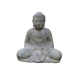 Schilliger Sélection Sculptures from East Java Bouddha Japonais Assis 30Cm  26x19x30cm