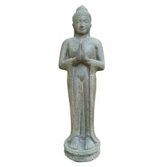 Schilliger Sélection Sculptures from East Java Bouddha Indien debout 119 Cm  36x28x119cm