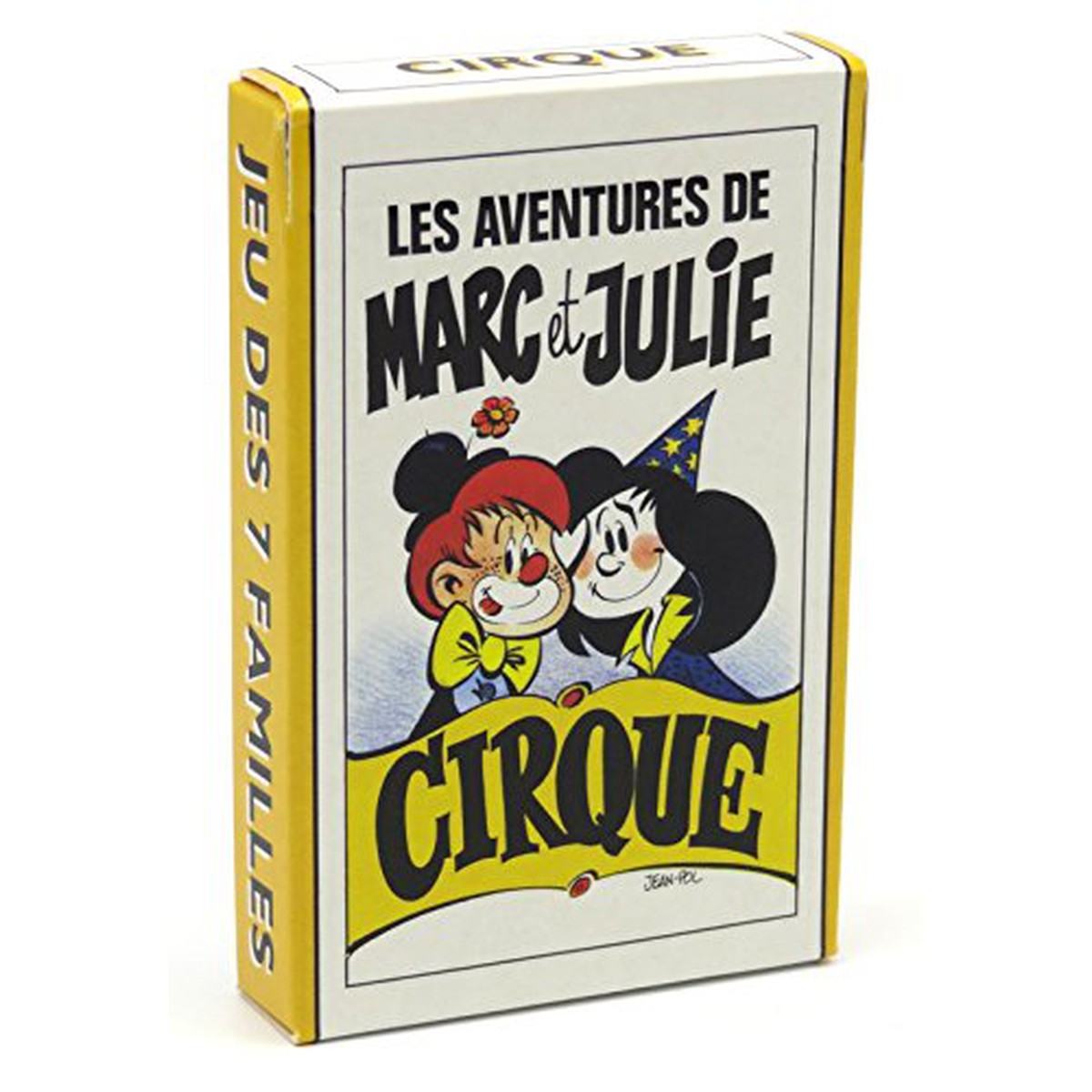  FRANCE CARTES Jeu 7 familles marc et julie cirque sous etui carton  