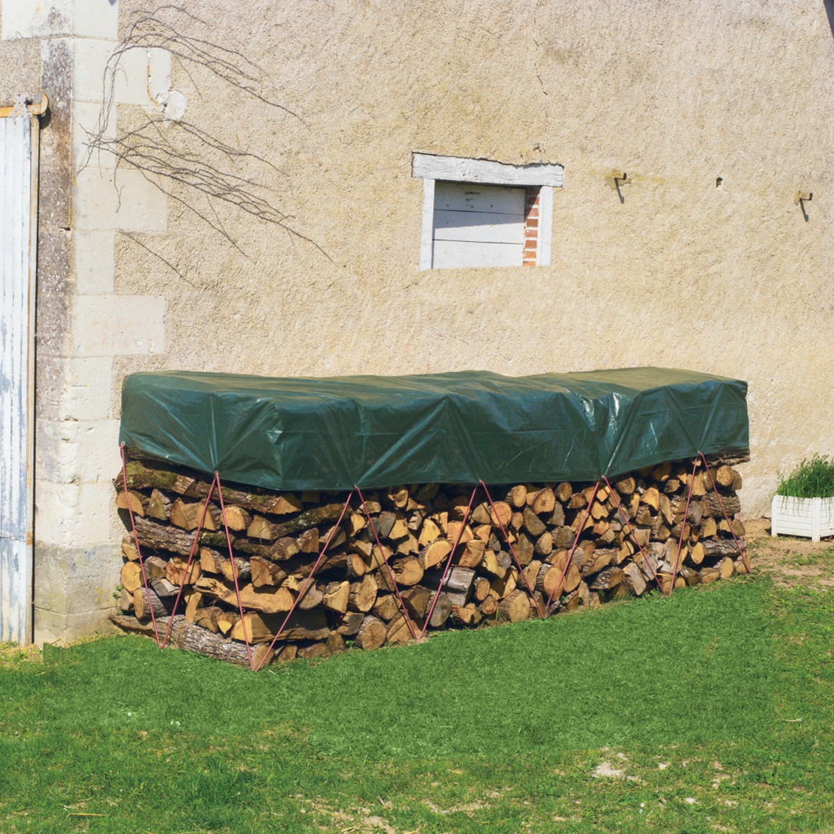 Nortene  PROTEX WOOD Bâche de protection bois co-extrudée en LDPE 90g/m²  1.50x6m