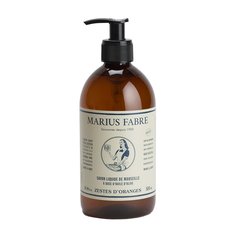 Marius Fabre  Savon Liquide de Marseille 500 ml pompe Zestes d'Oranges NATURE  500ml