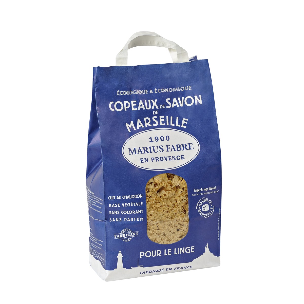 Marius Fabre  Copeaux de Savon de Marseille dans un sac 980 LAVOIR Sans couleur 980g