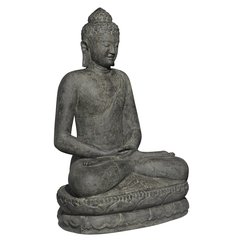 Schilliger Sélection Buddha Statues Bouddha indien en méditation XL  18x15x28cm