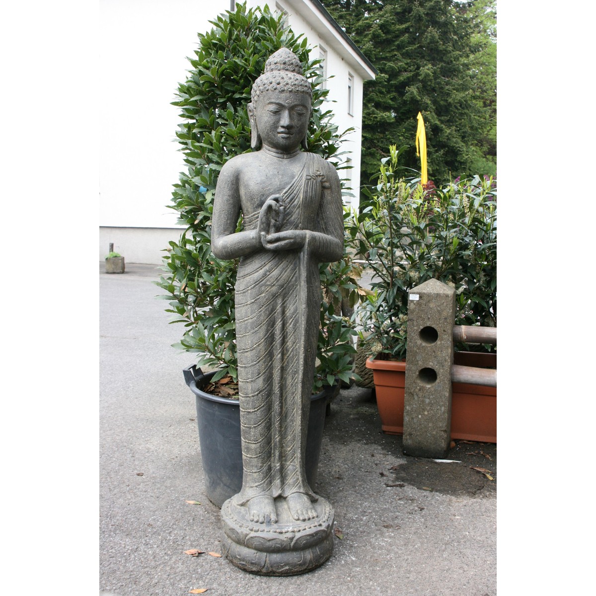 Schilliger Sélection Buddha Statues Bouddha debout enseignant  30x23x46cm