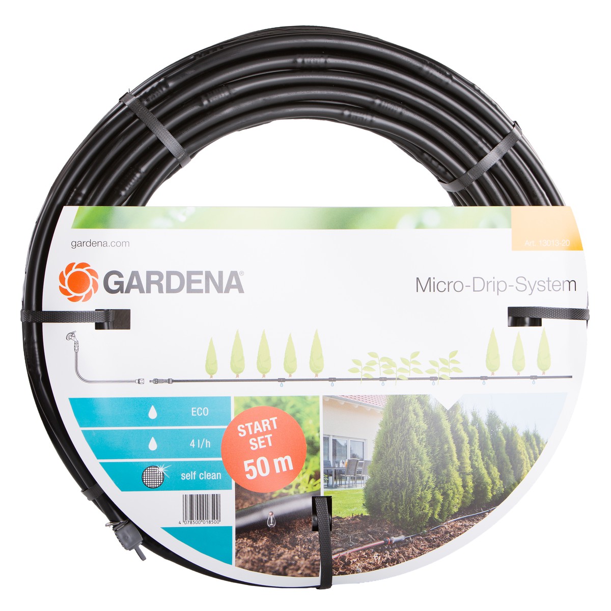 Gardena  Set arrosage goutte à goutte pour des plant en ligne L  58X58X10cm