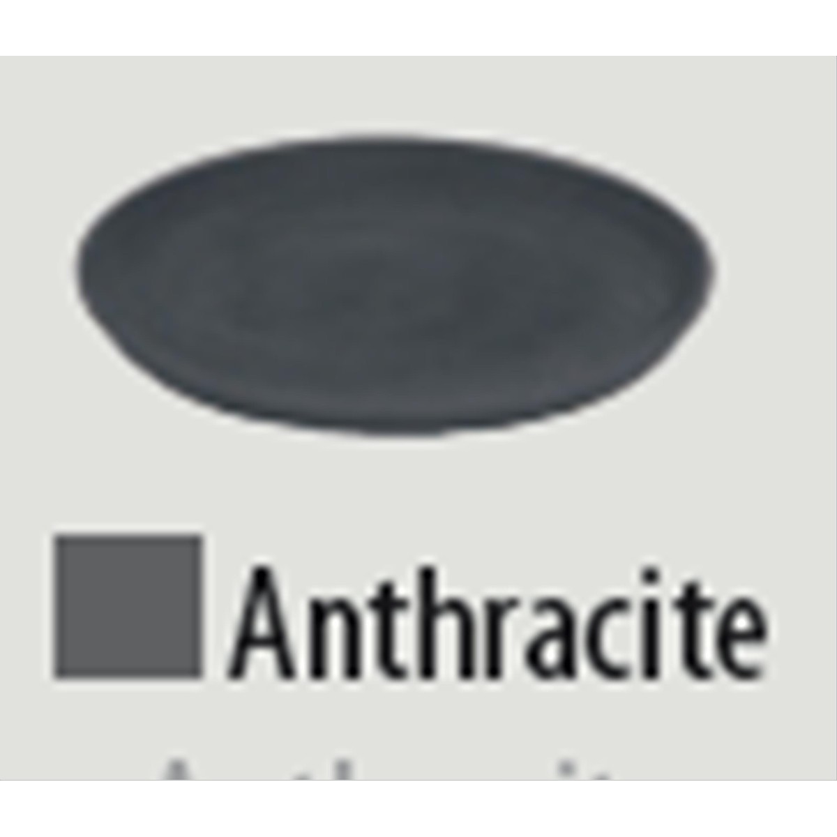   Soucoupe pot  Actual Ø 50cm Anthracite Gris anthracite Ø 41 x 3 cm