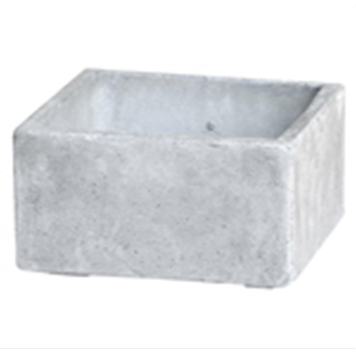 Schilliger Sélection CEMENT Cement Bas square M Gris L37 x B37 x H18cm