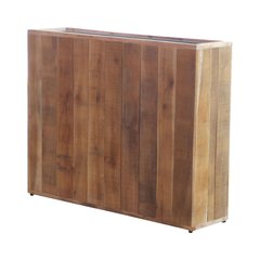 Schilliger Sélection WOOD Jardinière Bois naturel L Brun feuille morte L93 x B25 x H95cm