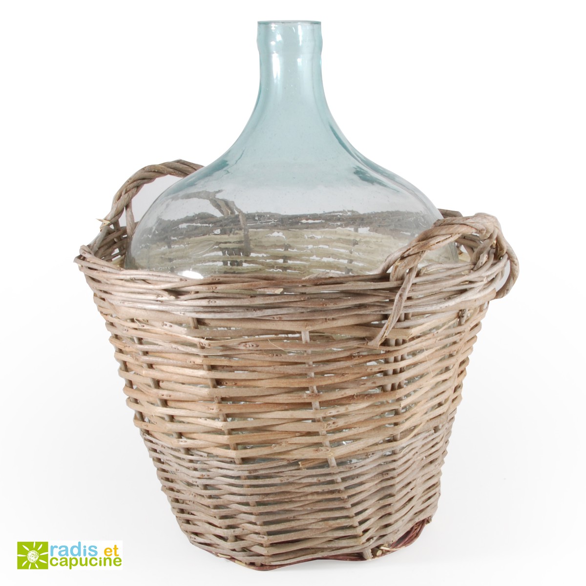   Fermentation : Dame Jeanne 25 litres verre avec panier  