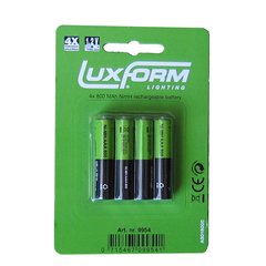 Luxform  PILE SOLAIRE 4x AAA Ni-MH 1,2V  10x10x44mm