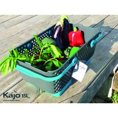 Kajo  Kajo 15L   gris/turquoise Vert turquoise 48x29x20