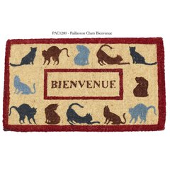 Schilliger Design  Paillasson Chats Bienvenue Sans couleur 42x72cm