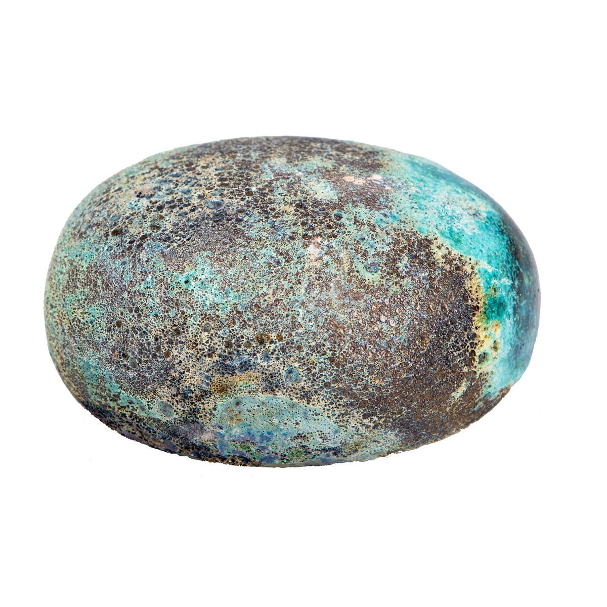 Schilliger Sélection  Petite pierre émaillée Bleu outremer 12x6cm