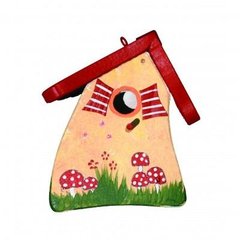  Vogevilla Nichoir Mini Maison Forestière spéciale  21x21x23cm