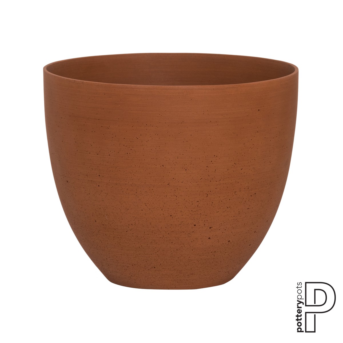 Potterypots Refined Coral M Brun terre de Sienne 25x21cm 7L