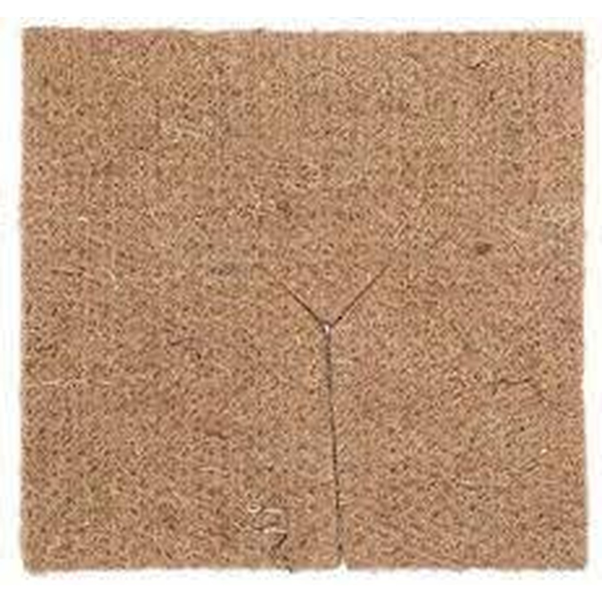   Lot de 2 carres de paillage en feutre de jute 750 grs/m² 44 x 44cm s/cavalier  44 x 44cm