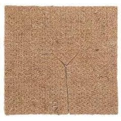   Lot de 2 carres de paillage en feutre de jute 750 grs/m² 44 x 44cm s/cavalier  44 x 44cm
