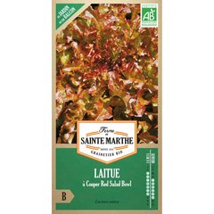 Ferme de Sainte Marthe  Laitue À Couper Red Salad Bowl  Environ 500 Graines