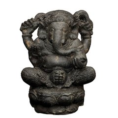 Schilliger Sélection Elephant God Ganeshaa & Rice Goddess Dewi Sri Ganesh assis 40  25x8x11cm