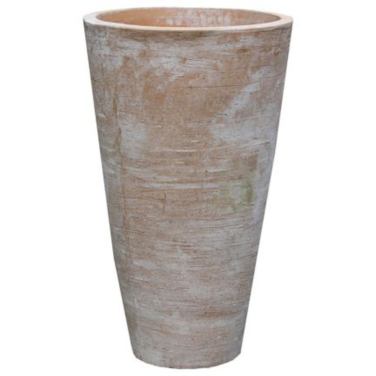   Vase Rond Crafted XL Brun terre de Sienne brulée 44x75cm