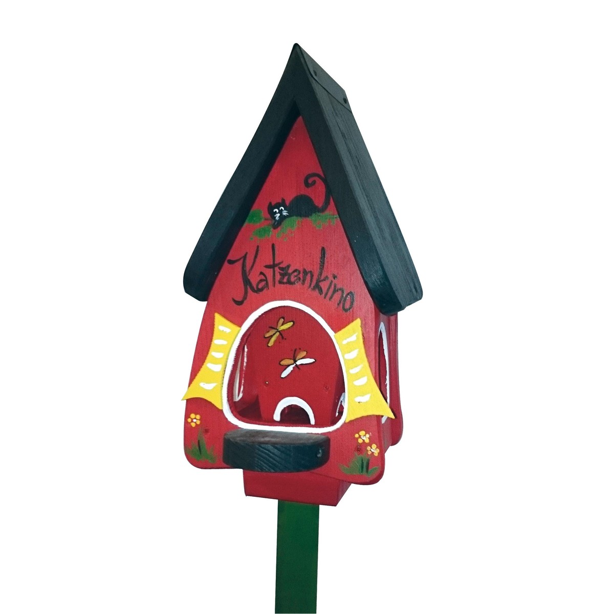  Vogevilla Mangeoire le  cinéma des chats Rouge cerise 23x18x36cm
