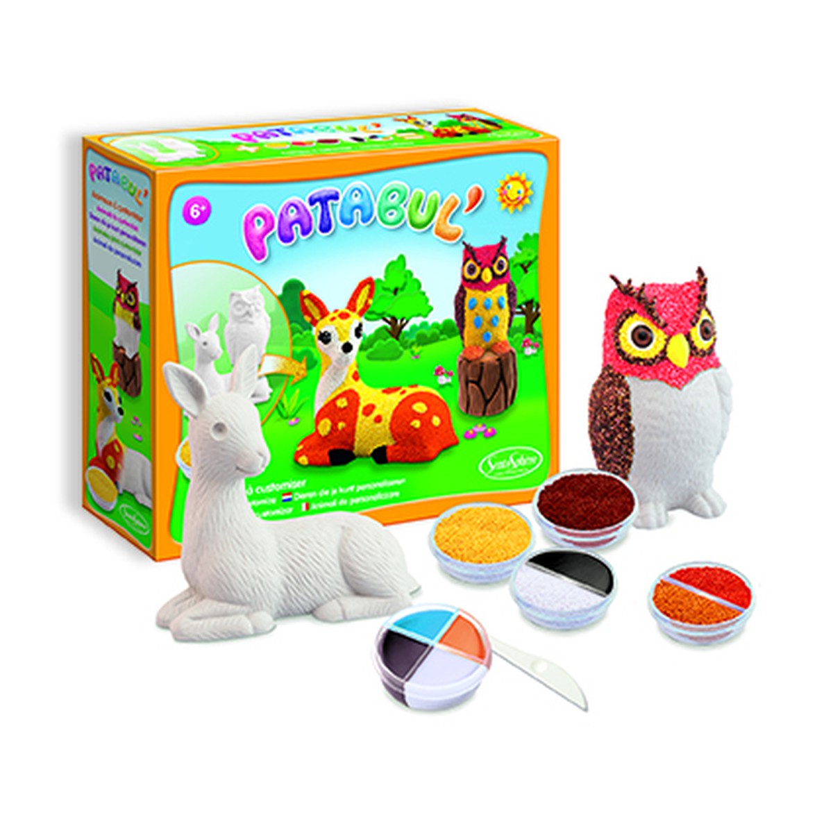 SentoSphère Sablimage Animaux Forêt – 4 à 99 Ans – 8801 – Kit Créatif Sans Se Salir