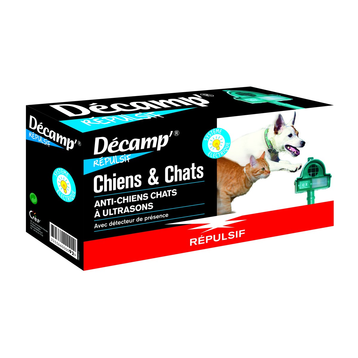 Décamp  Repulsif Chien Chat Ultrason  