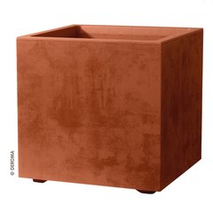 Deroma  Cube Millennium Corten 39 Brun rouille Ø39x39cm 40.4L