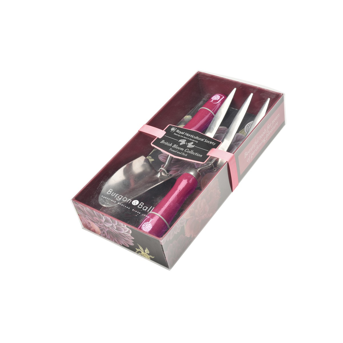   Box Truelle et griffe British bloom Rouge vif box 32x16x6cm