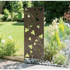 Nortene  DECORATION PANEL n4 Panneau metal decoratif Brun rouille 0.60 x 1.50 m