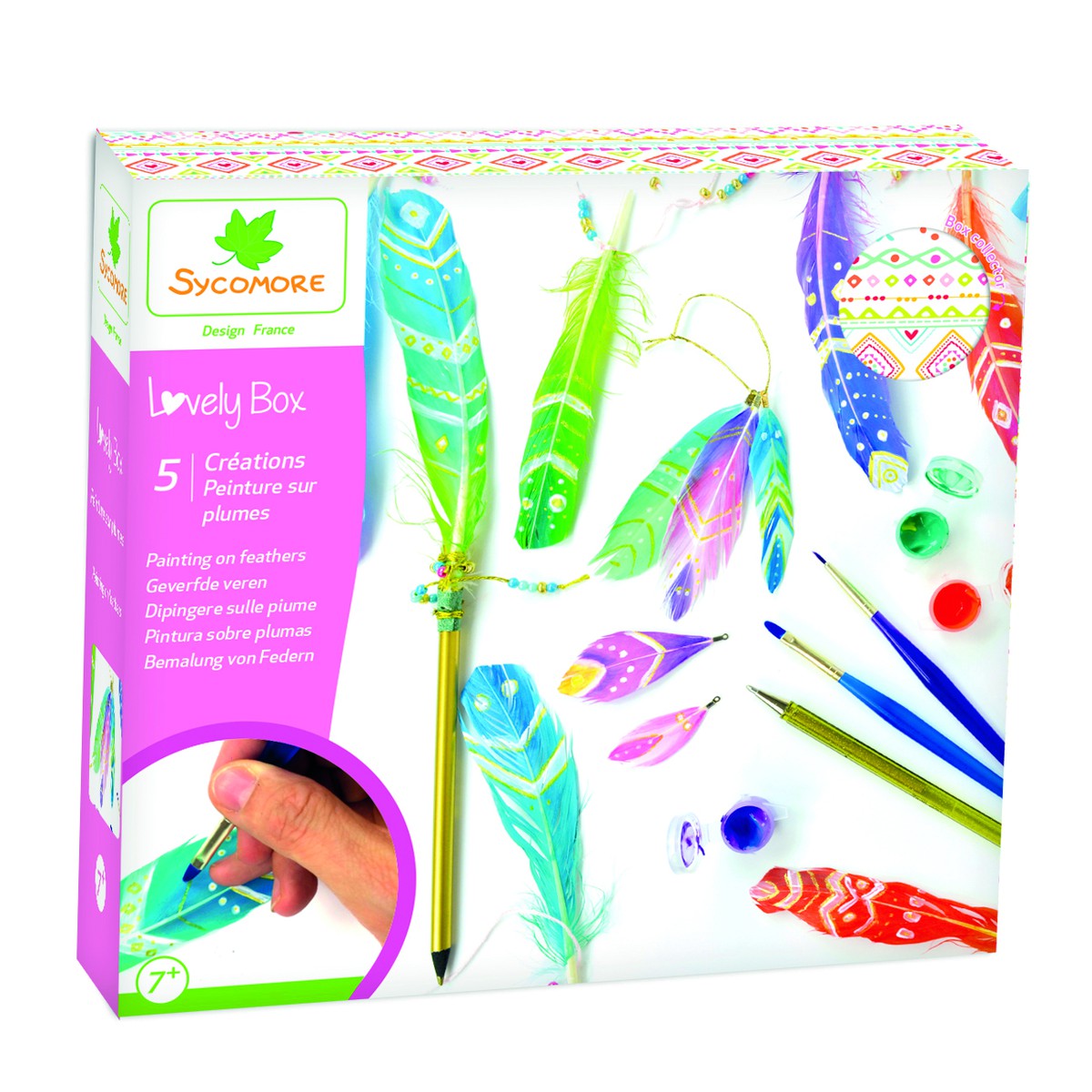 Autres jeux créatifs Au Sycomore Kit créatif Lovely Box Bijoux Sucreries